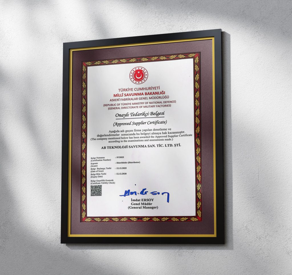 onayli tedarikci 2 - AB DEFENCE - Military Defence Spare Parts