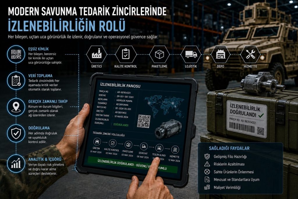 modern savunma tedarik zincirlerinde izlenebilirligin rolu - AB Savunma - Askeri Yedek Parçalar